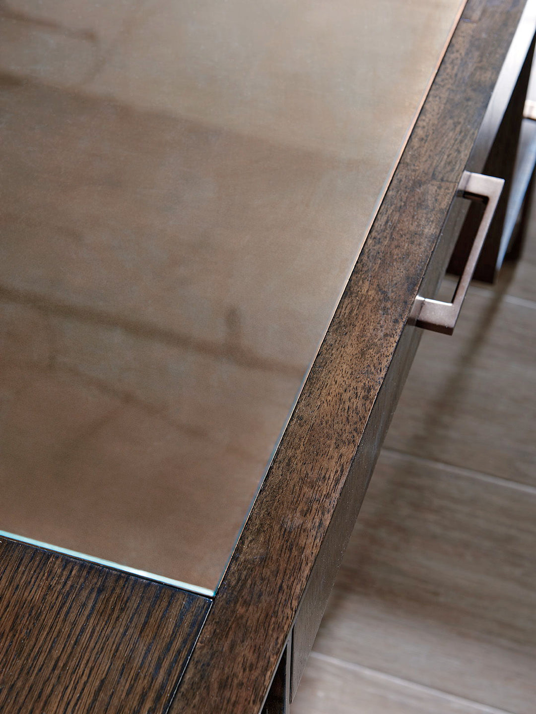Cross Effect - Structure Desk - Dark Brown