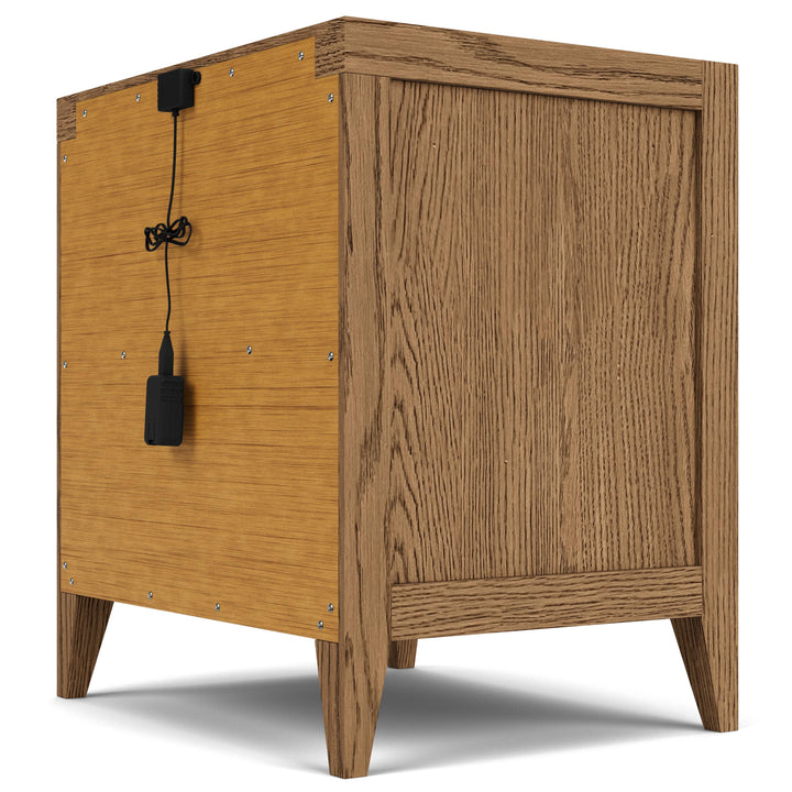 Halbrooke - One Drawer Nightstand - Light Brown