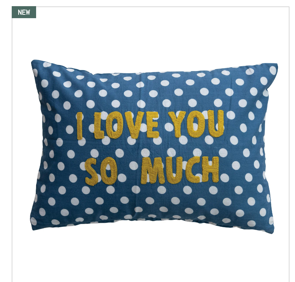 I LOVE YOU SO MUCH PILLOW