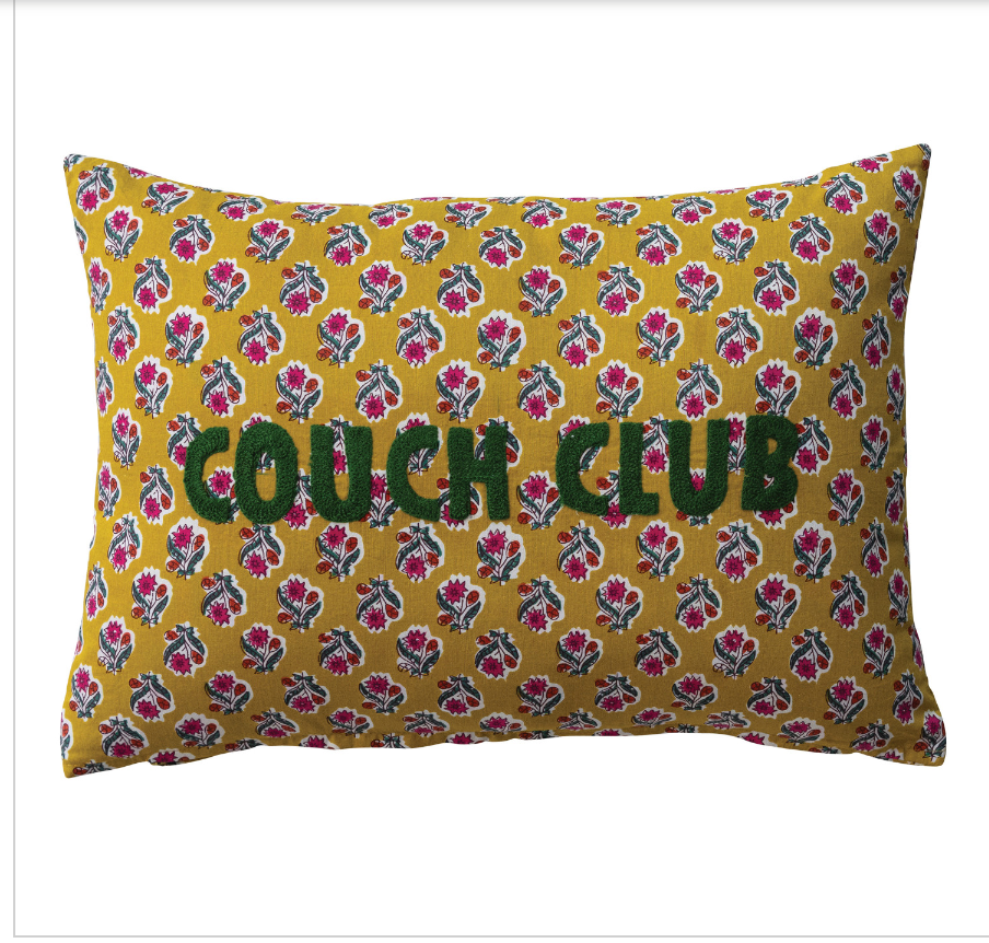 COUCH CLUB PILLOW