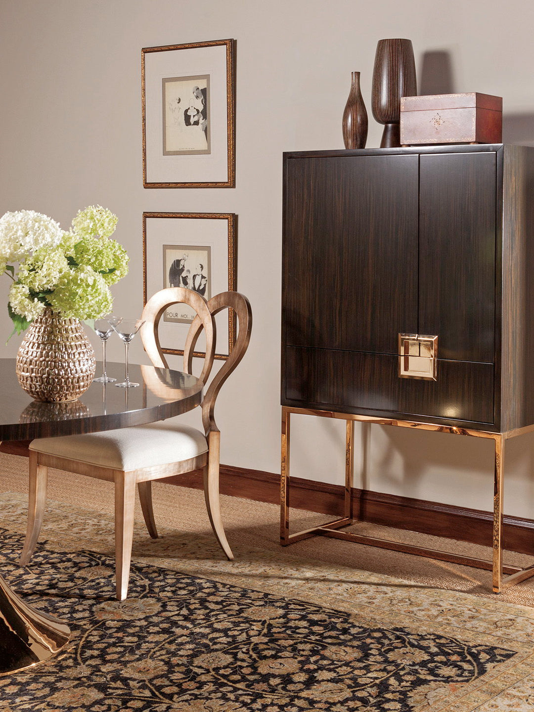 Signature Designs - Casanova Bar Cabinet - Dark Brown