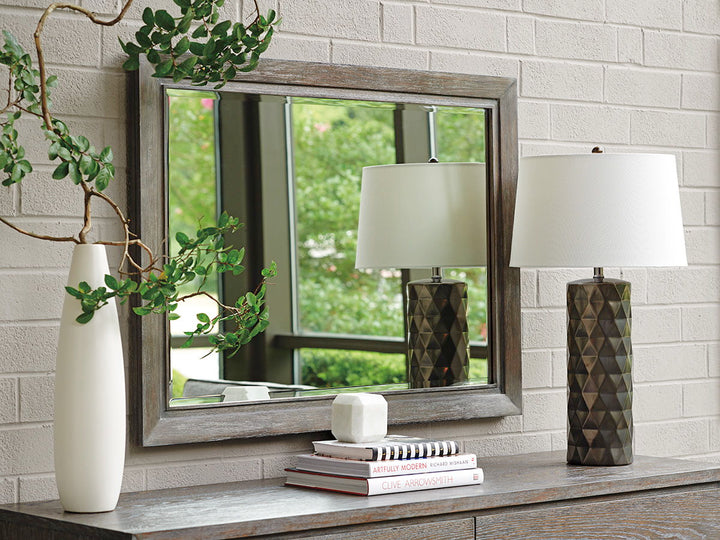 Santana - Solana Rectangular Mirror - Dark Brown