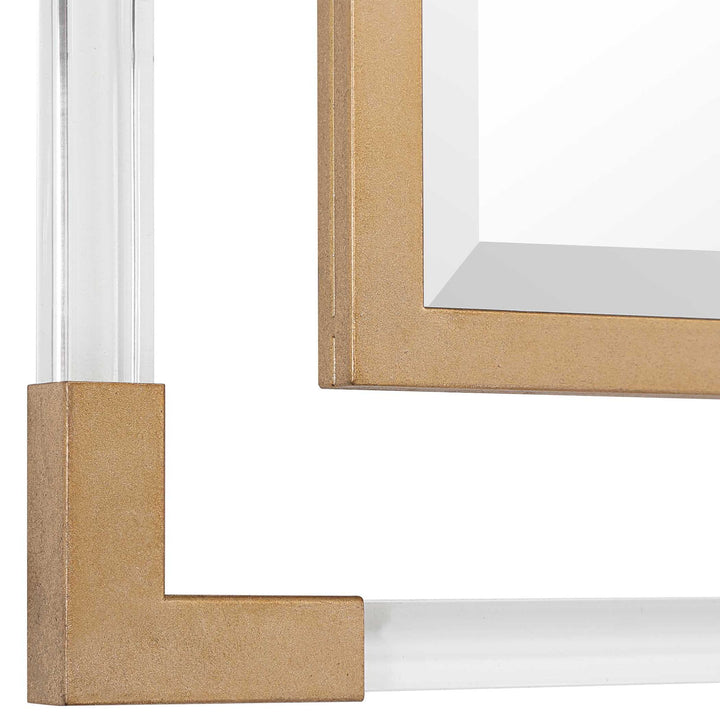 Balkan - Square Mirror - Golden