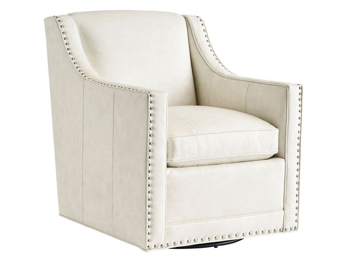 Lexington Leather - Barrier Leather Swivel Chair - Light Brown