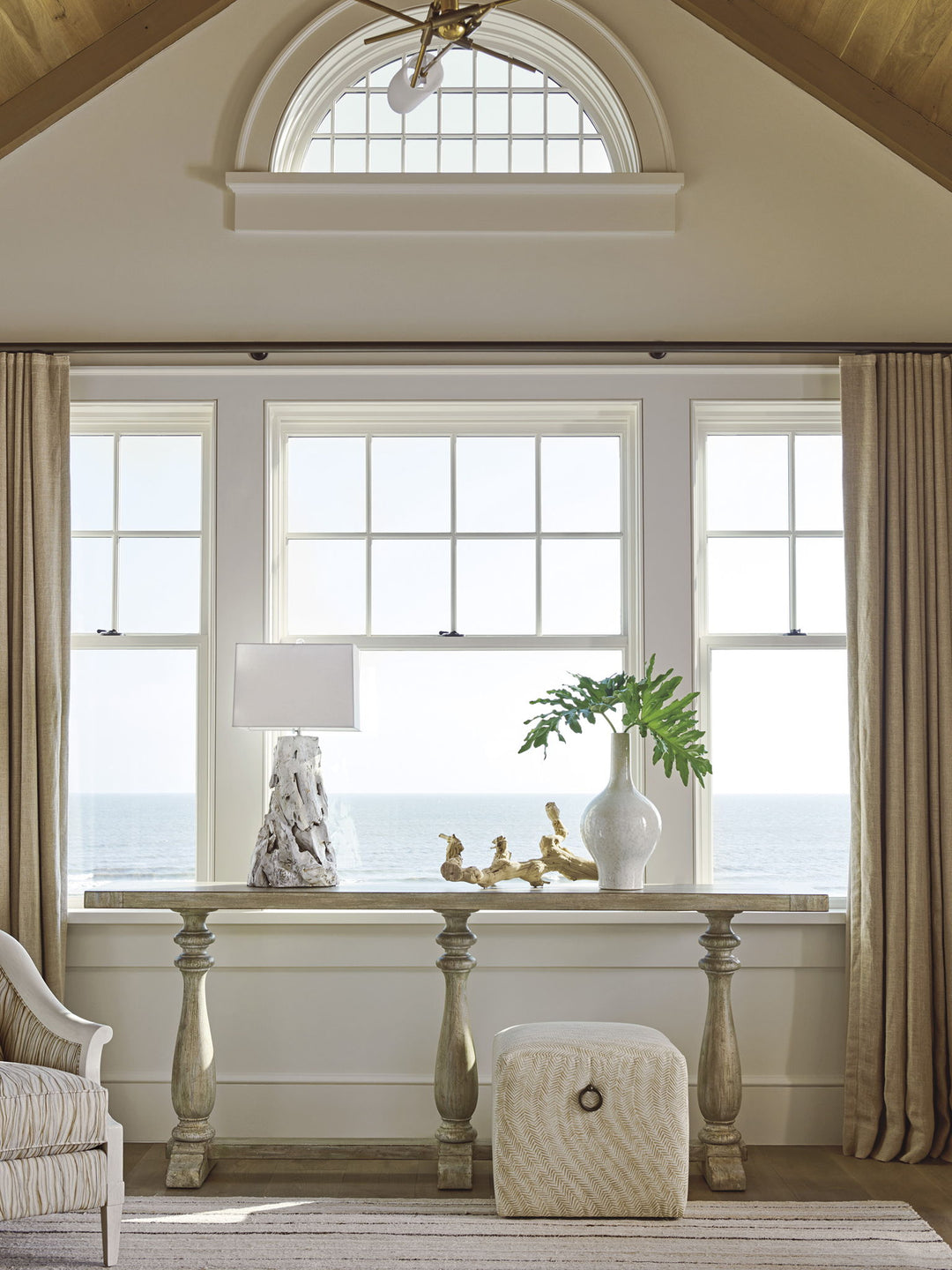 Ocean Breeze - Jupiter Ottoman