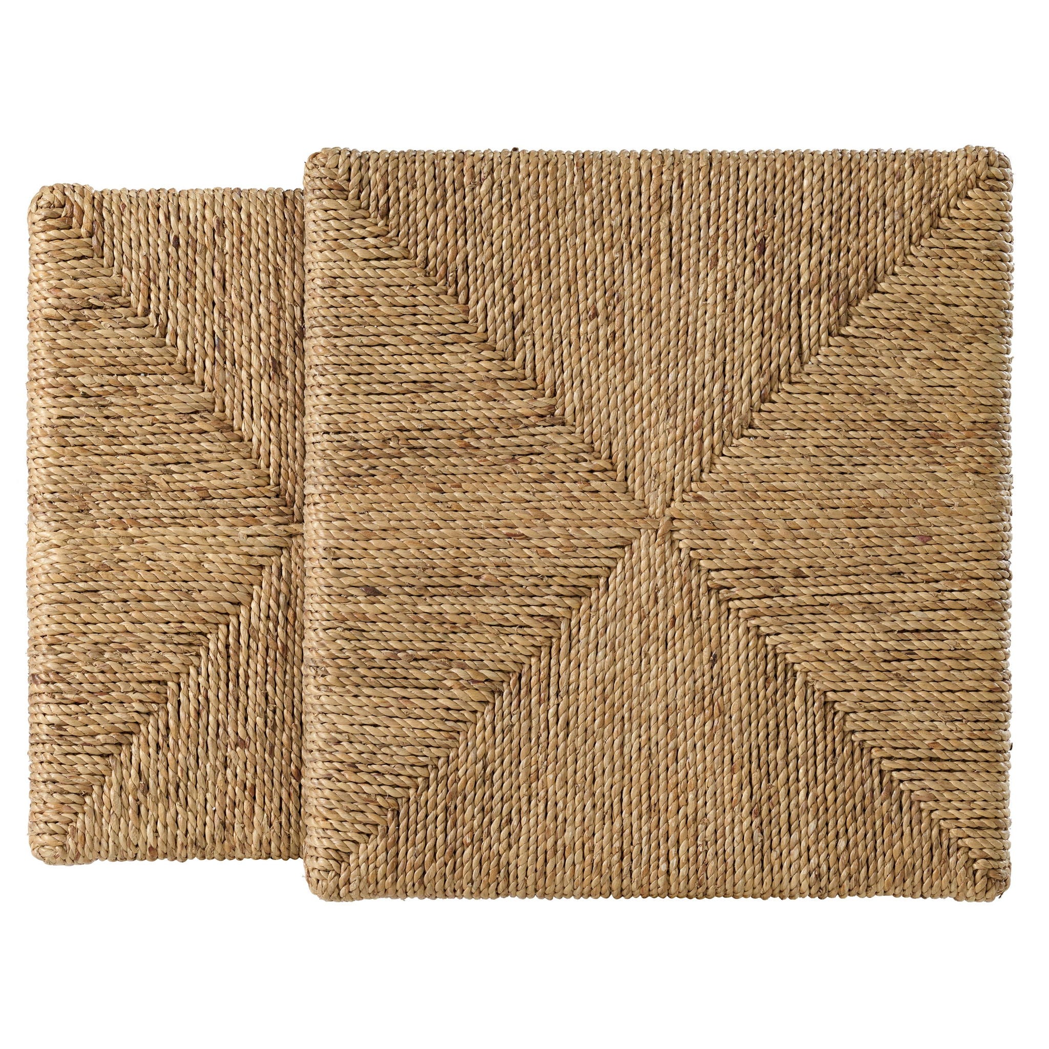 Rosalie - Woven Nesting Tables - Light Brown