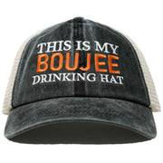 Cotton Mesh Hat - This is My Drinking Hat - Boujee