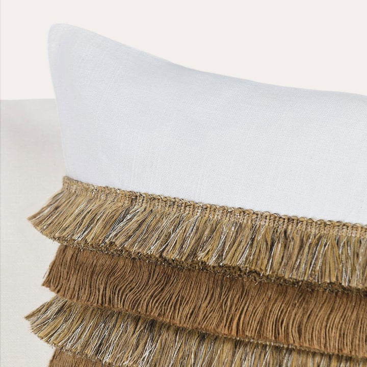 Radiant Oasis - Safi Pillow 22' x 22'- Ivory/Natural