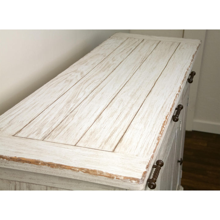 Aberdeen - Sideboard - Weathered Worn White