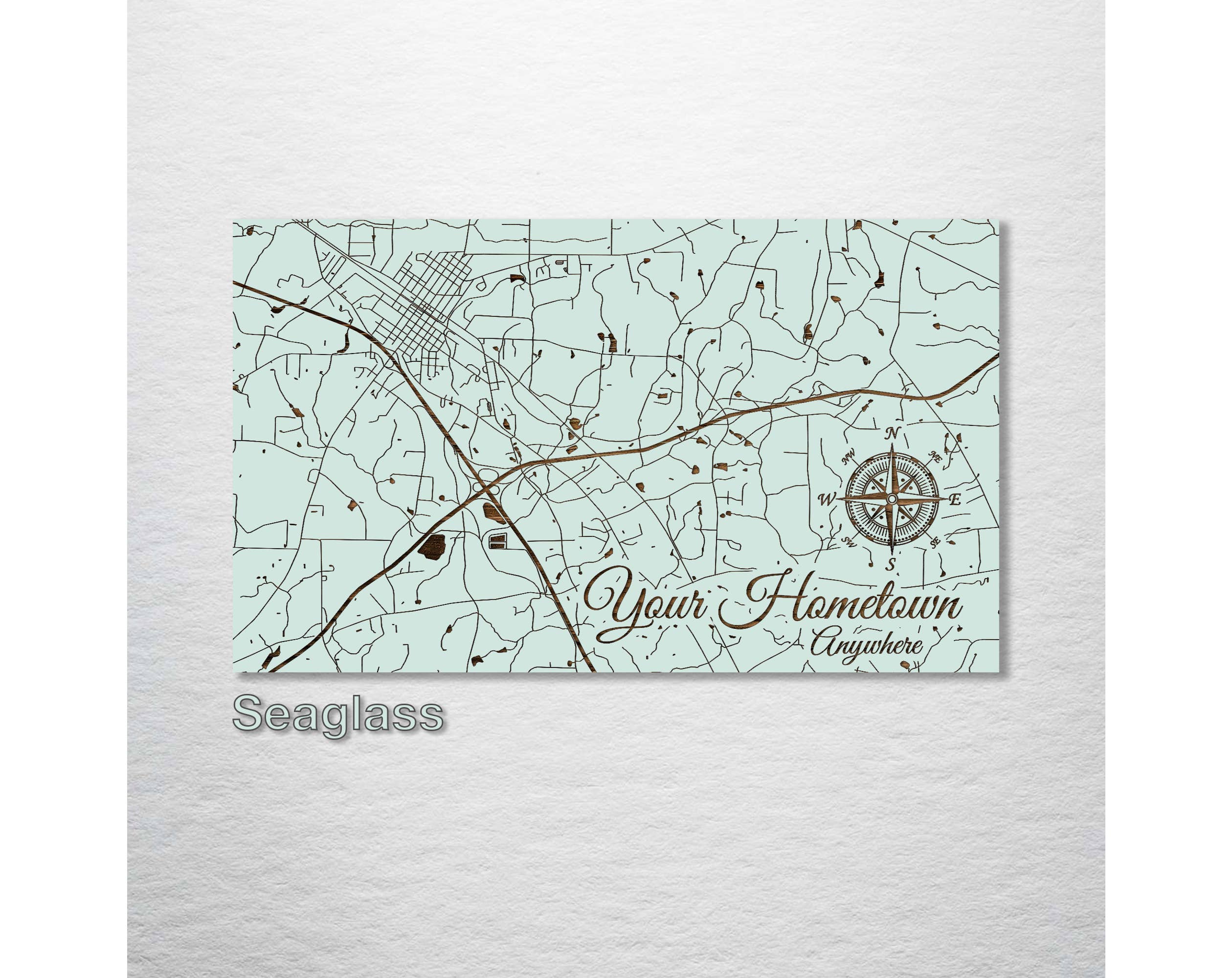 Custom: Existing Map: Small (11.25" x 19") / Lunar Surface