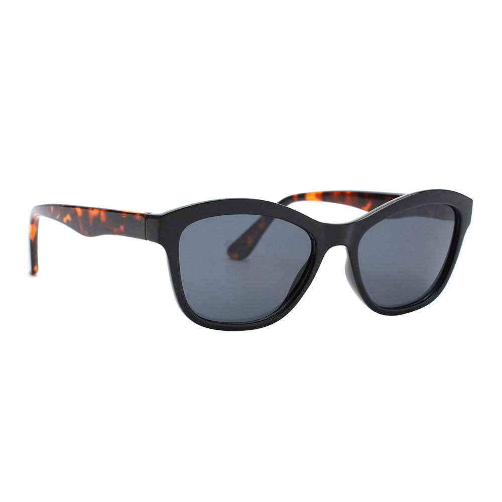 OLIVIA | Sun Readers | Black / Tortoise: 2.00