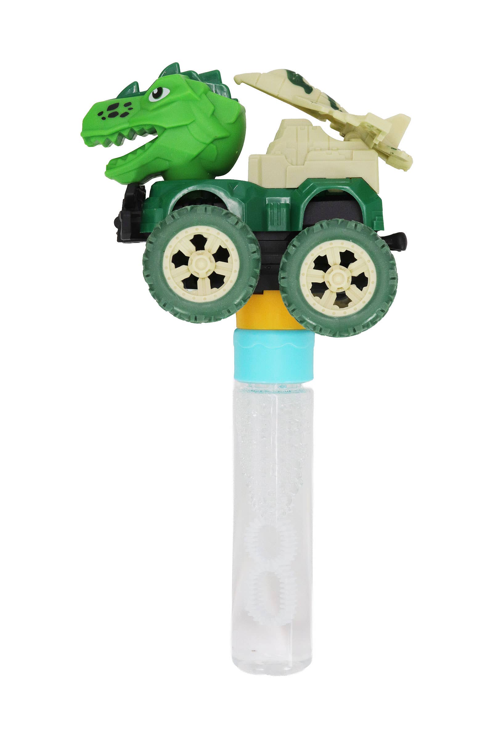 Dinosaur Wind-up Car 3 Hole Bubble Stick Wand