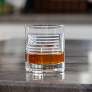 America250™ Betsy Ross Flag 10oz On the Rocks Whiskey Glass | Set of 12