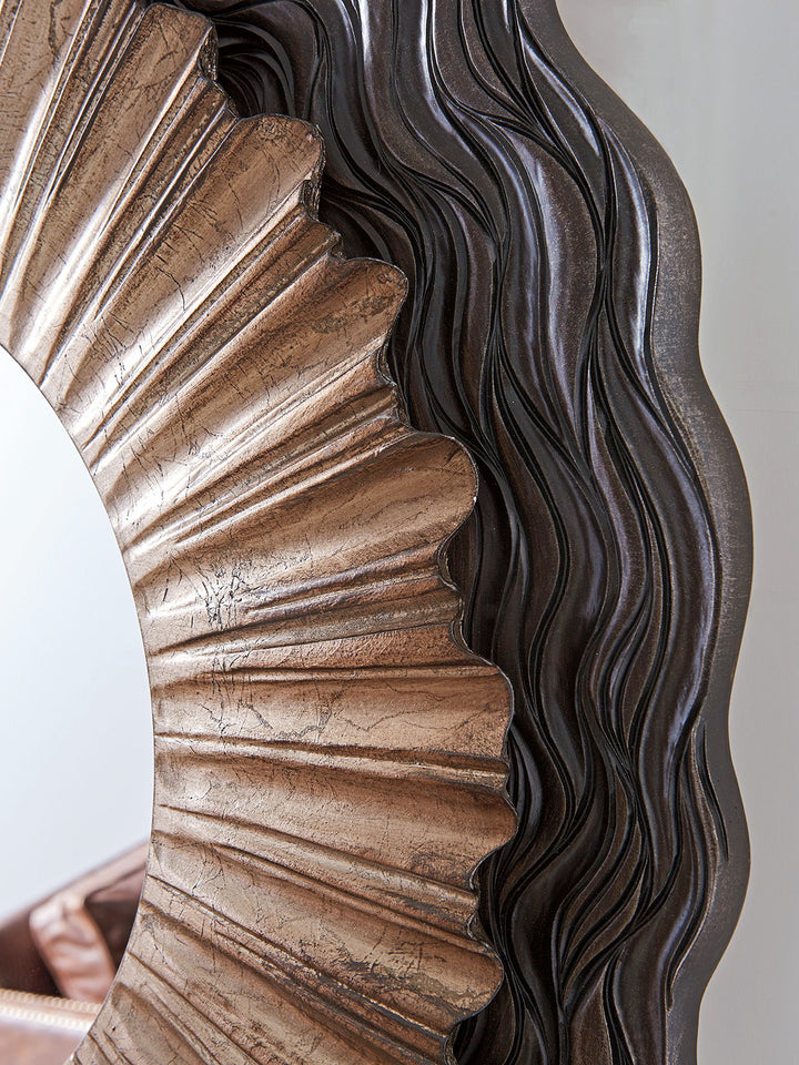 Shadow Play - Simone Mirror - Dark Gray