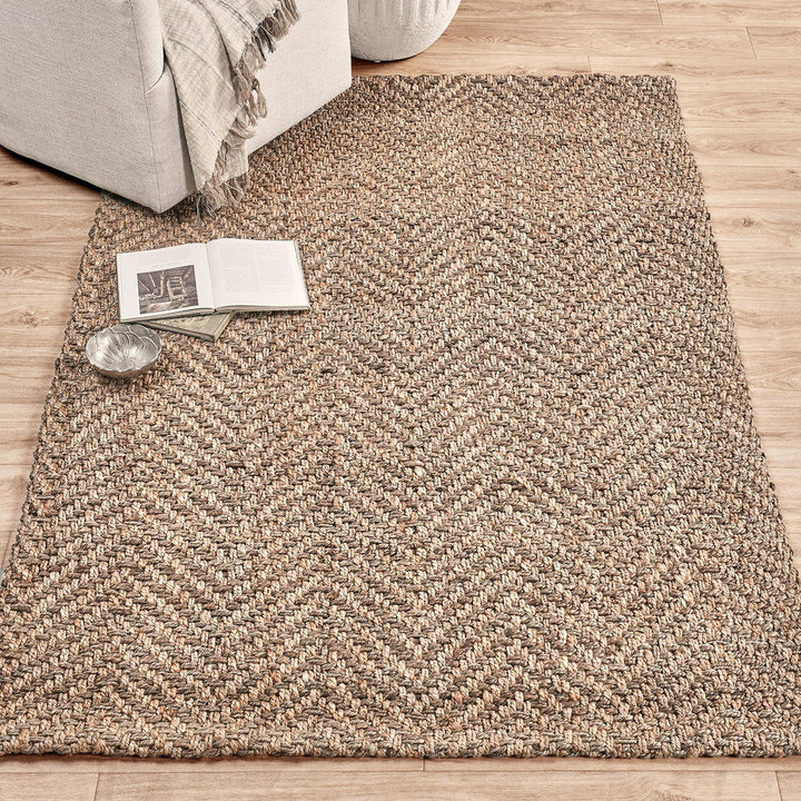 Jute Favorites - 1' x 1' Herringbone Rug