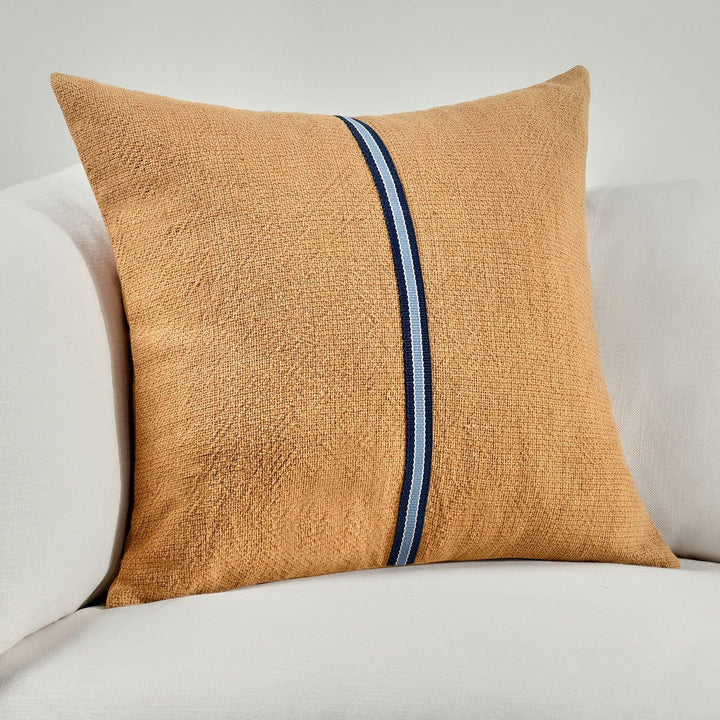 Timeless - TL Edwin Pillow - Chestnut Brown/ Denim Blue