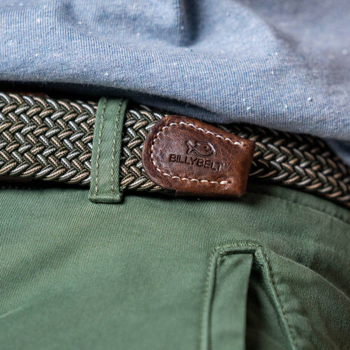 Quebec elastic braided belt: Size 2