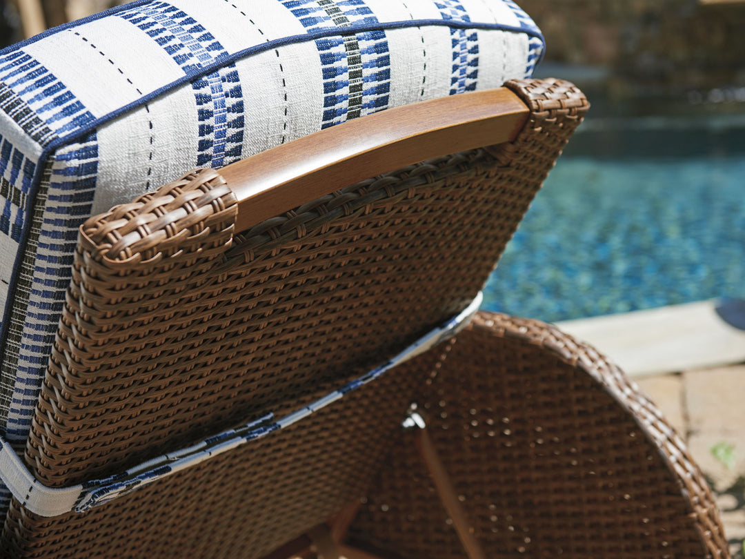 Harbor Isle - Chaise Lounge - Dark Brown