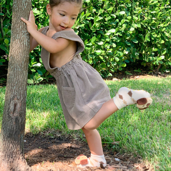 Brown Dog Boogie Toes Rattle Socks: 1 - 2 Y