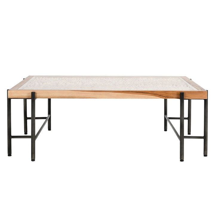 Cyrus - Square Coffee Table - Natural / Black