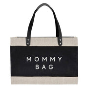 Large Black Market Tote - Mommy Bag