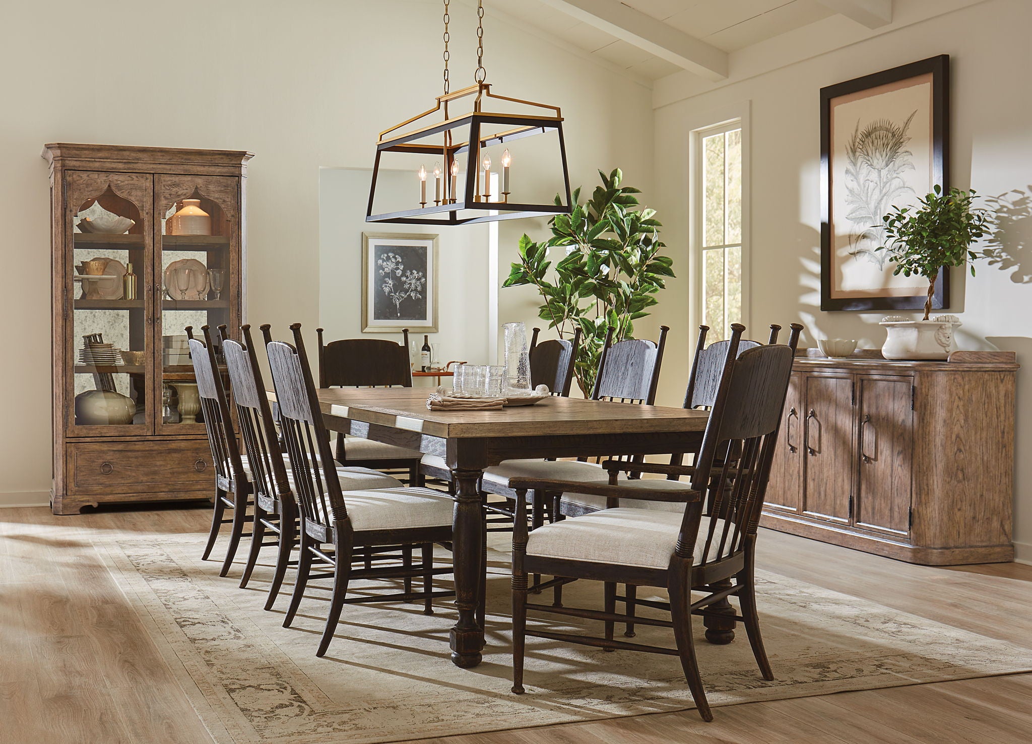 Americana - Display Cabinet - Light Brown