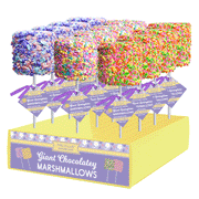 Giant Marshmallow Pops - Spring Assorted: 12 pack with display