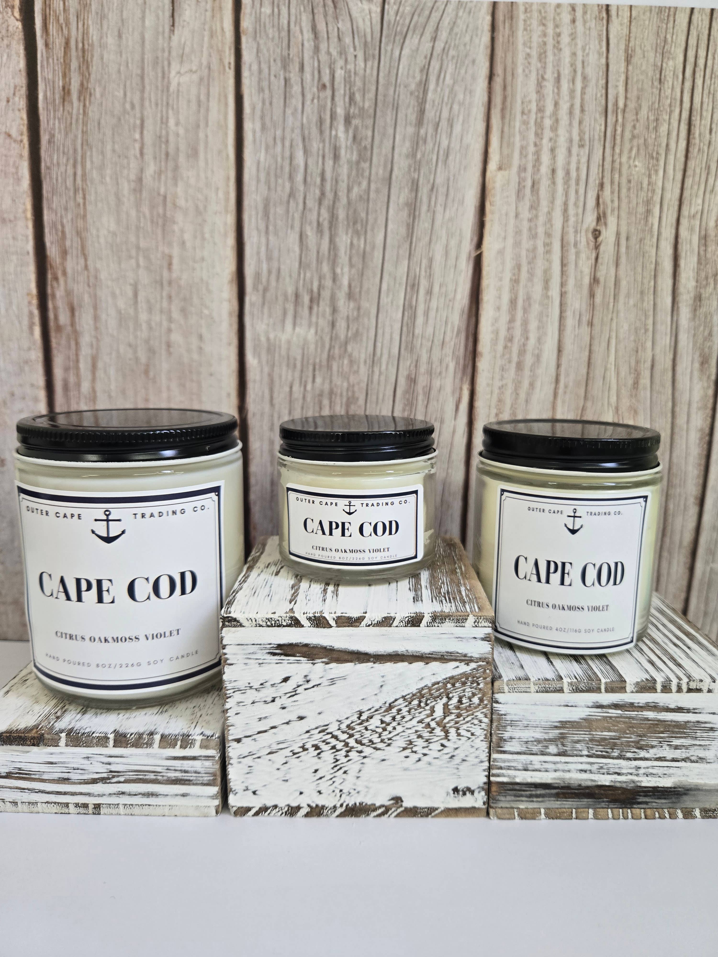 Cape Cod Soy Wax Crackling Wooden Wick Candle bulk wholesale : 8oz