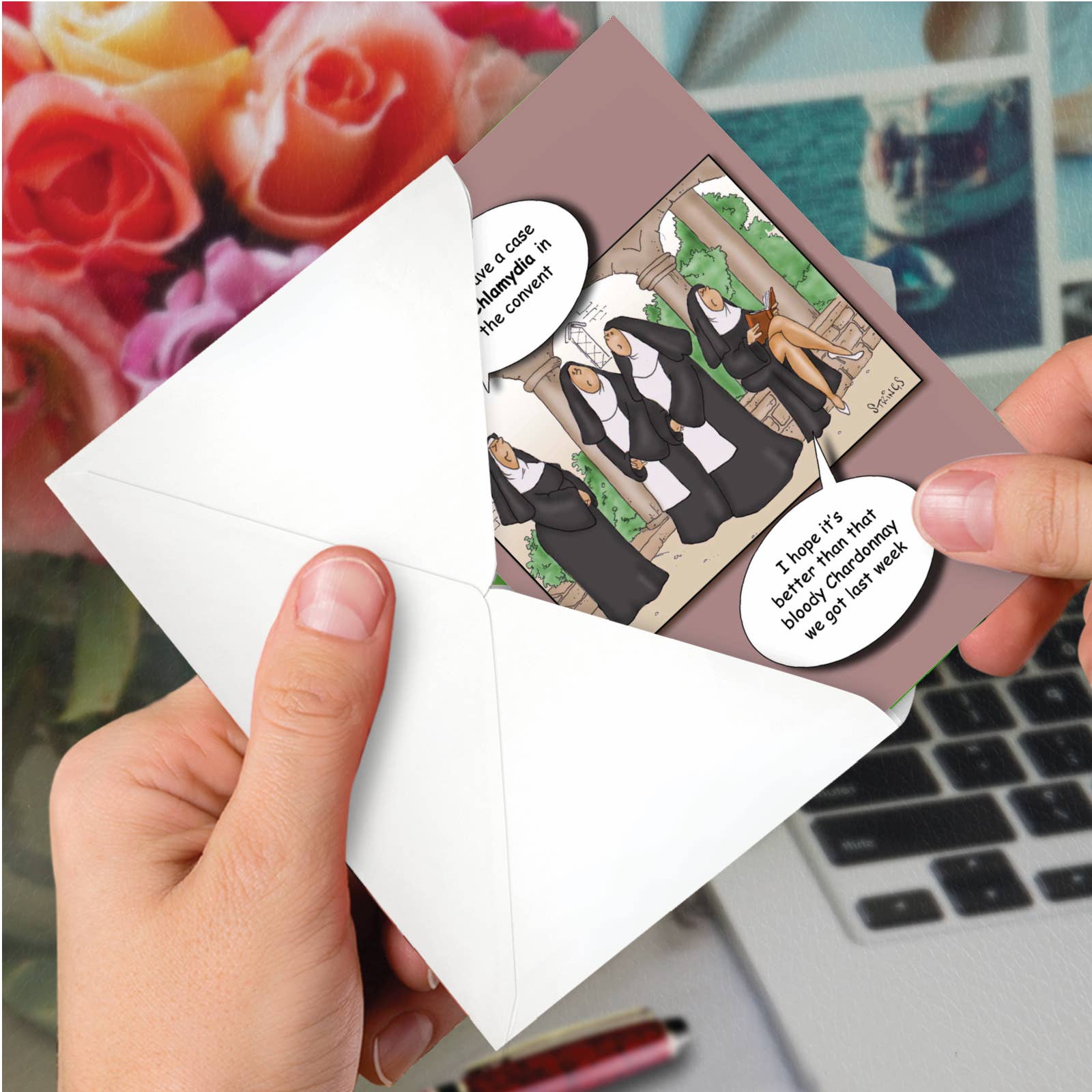 (1 Card) Birthday Card - Chlamydia