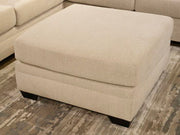 Mandi Point - Oversized Accent Ottoman - Marble