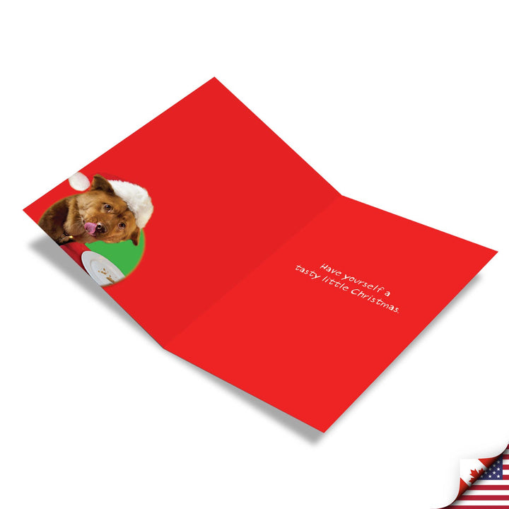Single Christmas Card - Think Santa Ate Them Christmas