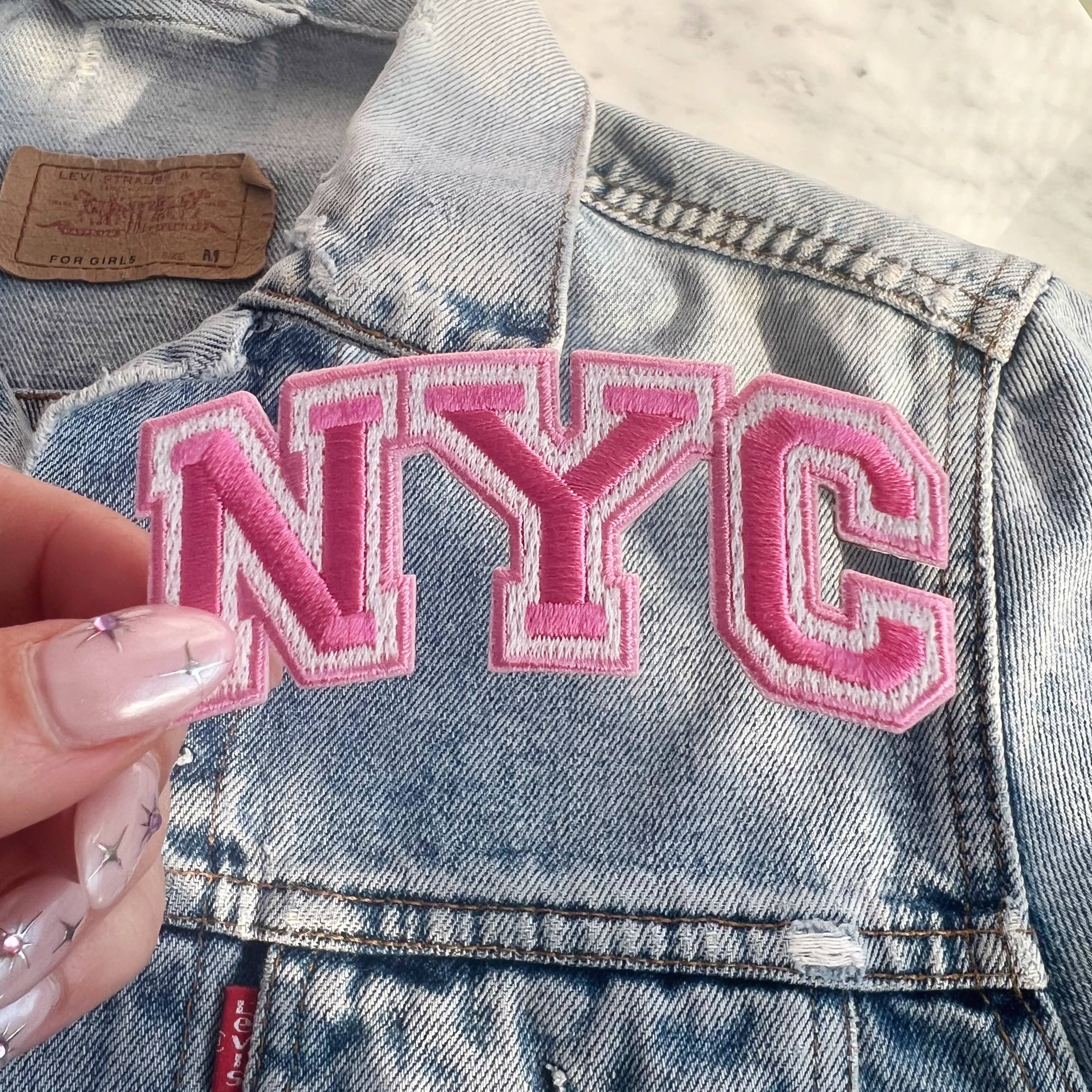 NYC Patch - Pink / Blue
