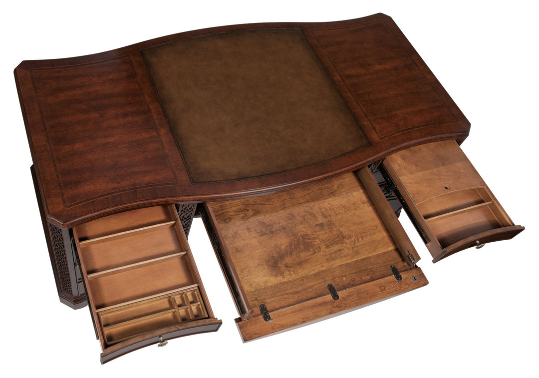 Charleston - Executive Desk - Dark Brown