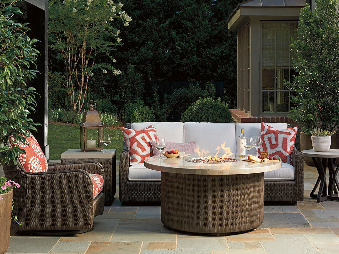 Cypress Point Ocean Terrace - Square End Table - Dark Brown