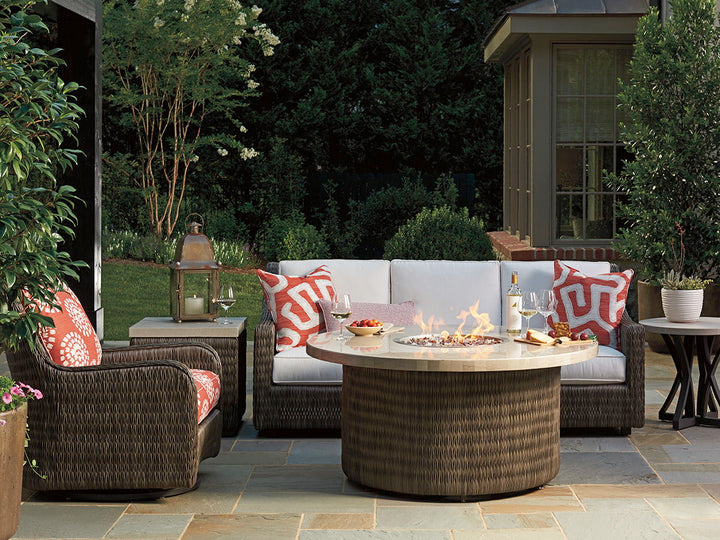 Cypress Point Ocean Terrace - Square End Table - Dark Brown