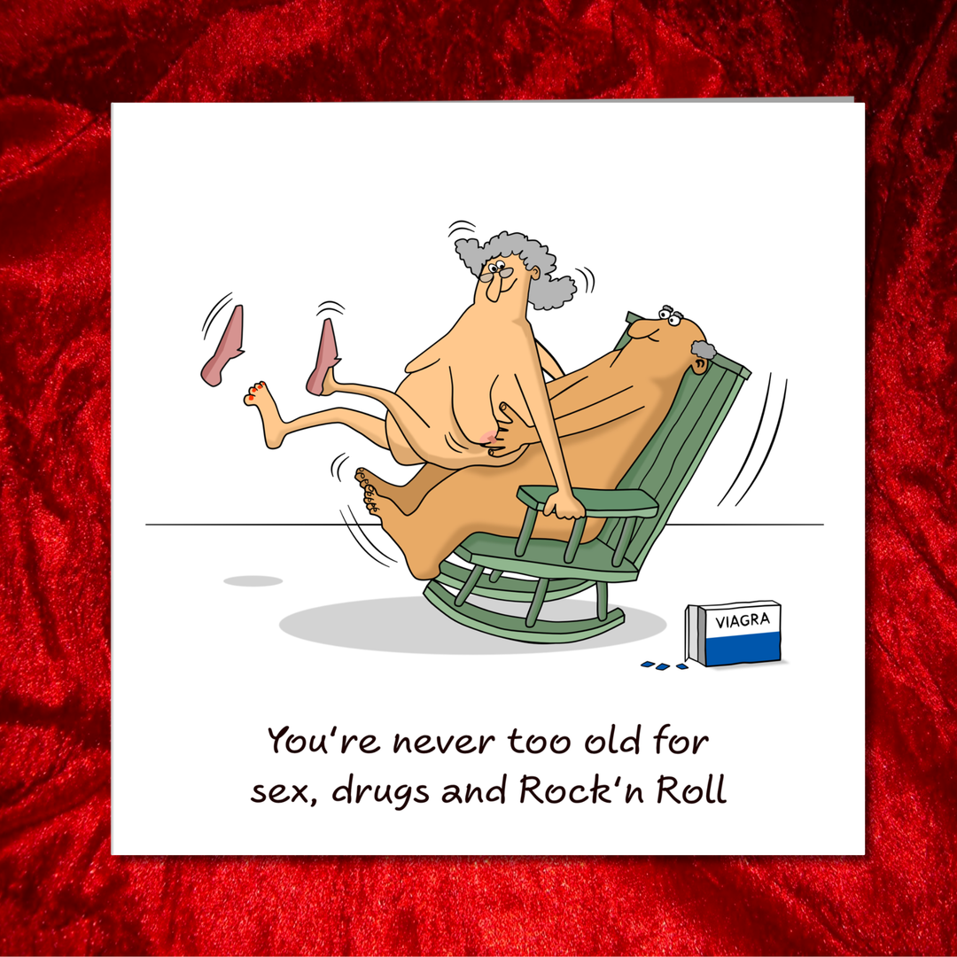 Funny Birthday Card 40th 50th 60th Valentines, Anniversary for Wife, Husband, Mum, Dad or friend. Love and support