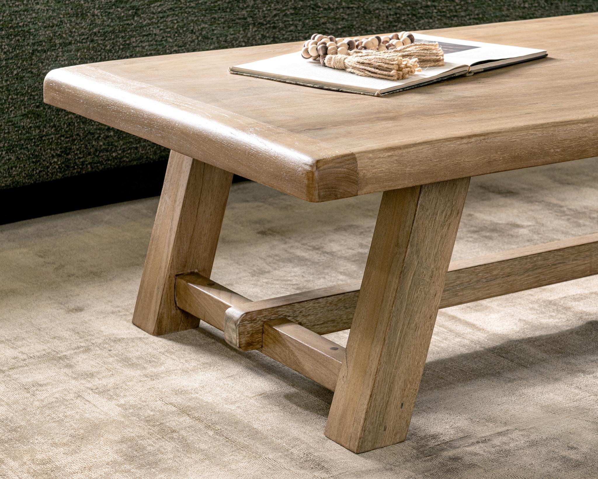 Valen - Reclaimed Wood Coffee Table - Sand Washed