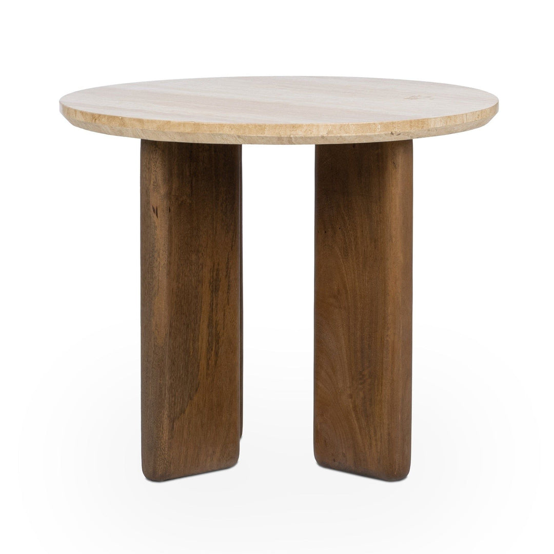 Idella - Travertine Round Table
