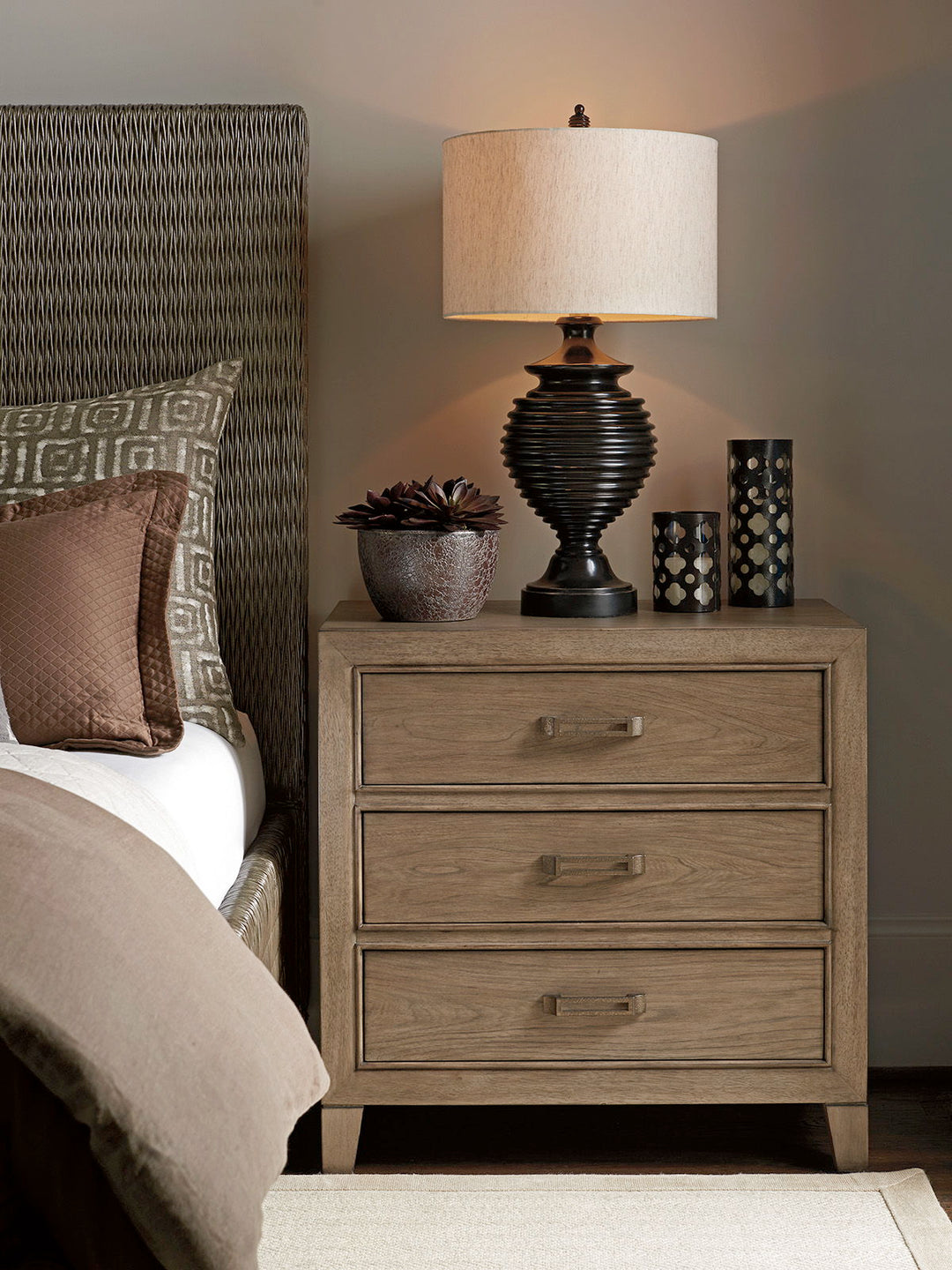 Cypress Point - Mc Clellan Drawer Nightstand - Dark Brown