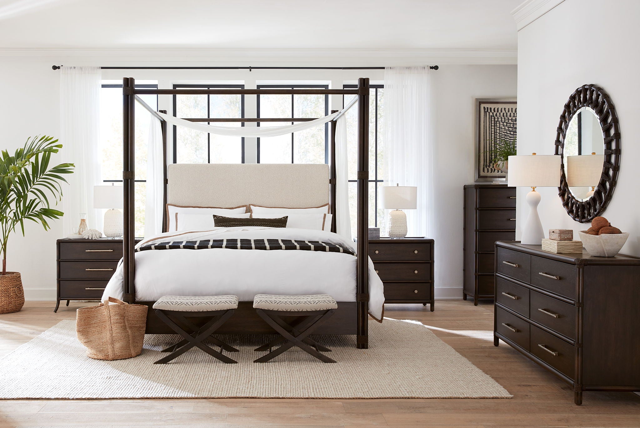 Retreat - Pole Rattan Dresser