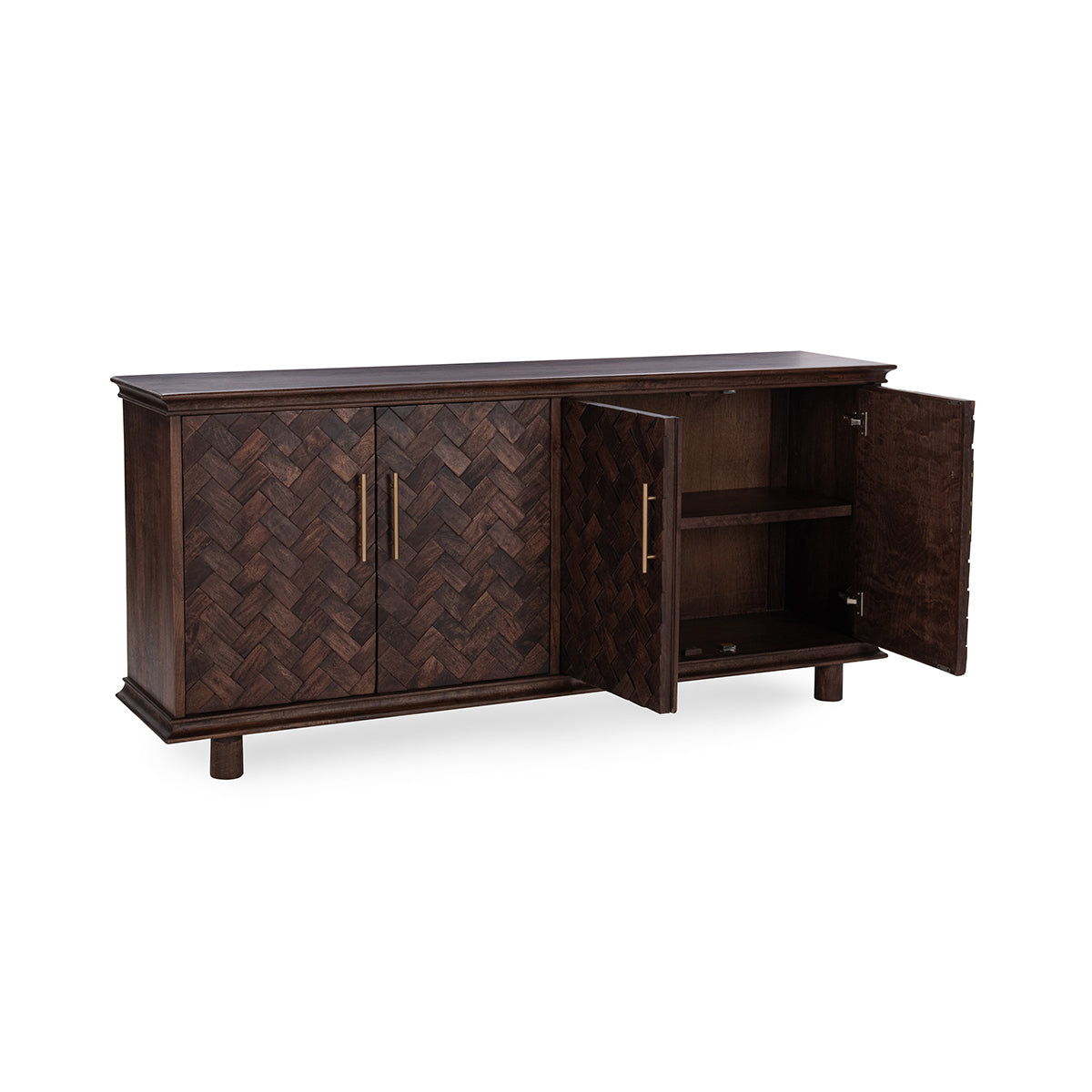 Shira - 4 Door Buffet - Kona Brown