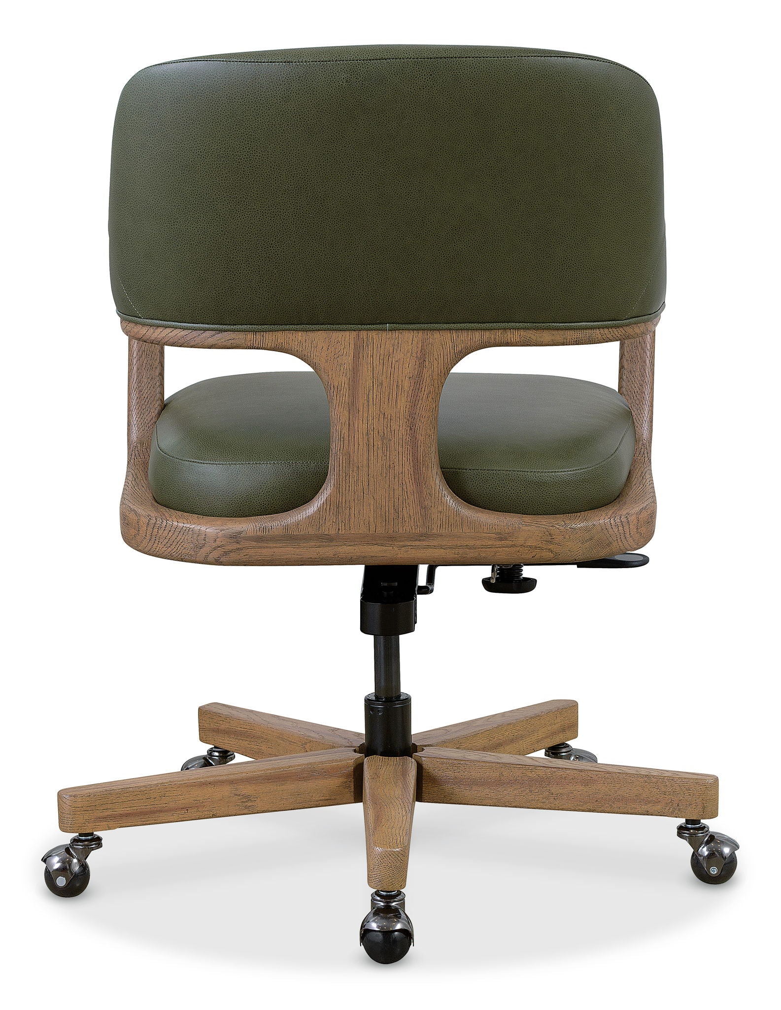 EC - Briar Executive Swivel Tilt Chair - Dark Green / Light Brown