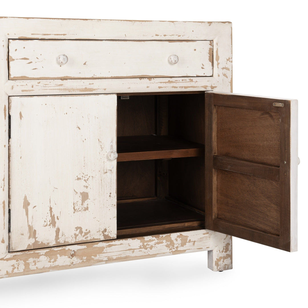 Holden - 2 Doorawers 4 Door Buffet - Worn White