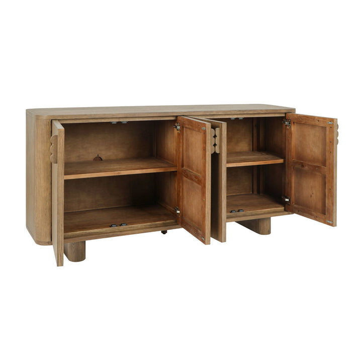 Tacoma - 4 Door Sideboard - Brown