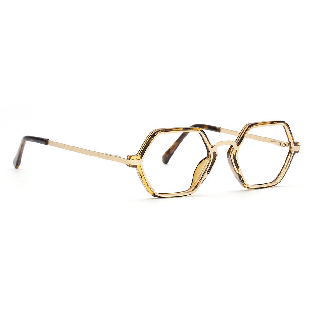 MEL | Matte Gold Frame | Tortoise Accent: 1.75