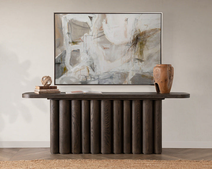 Tiber - Oak Wood Console Table