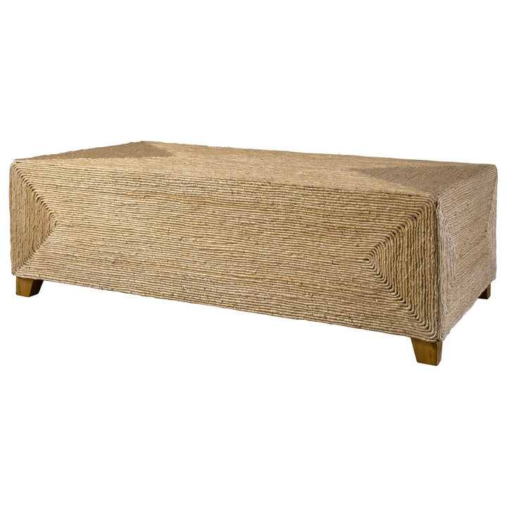 Rora - Woven Coffee Table - Light Brown