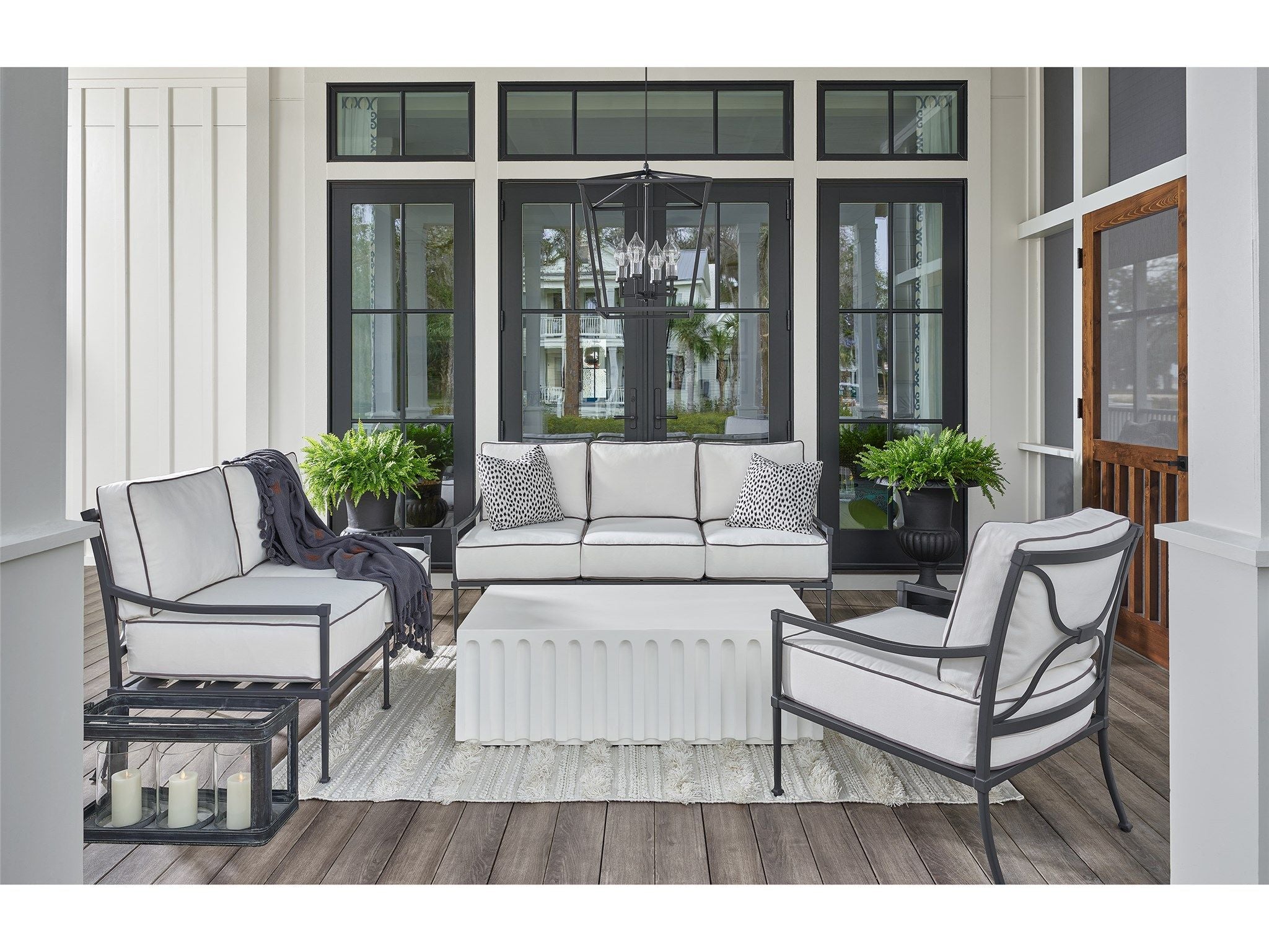 Coastal Living Outdoor / Edisto - Cocktail Table - White
