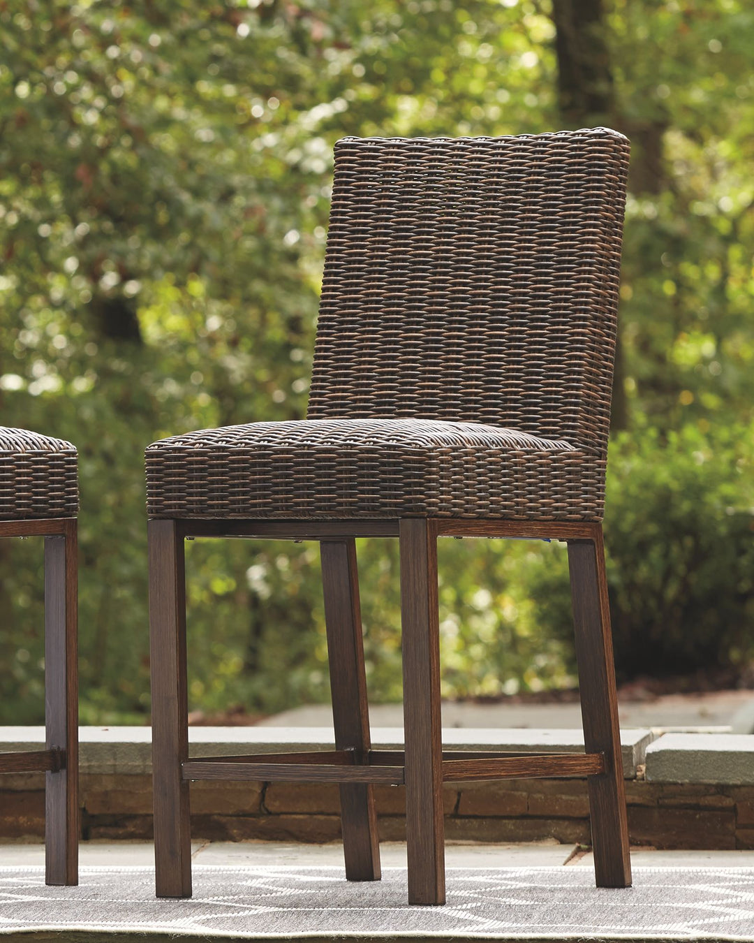 Paradise Trail - Medium Brown - Barstool (Set of 2)