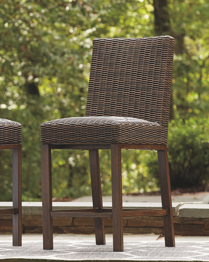 Paradise Trail - Medium Brown - Barstool (Set of 2)